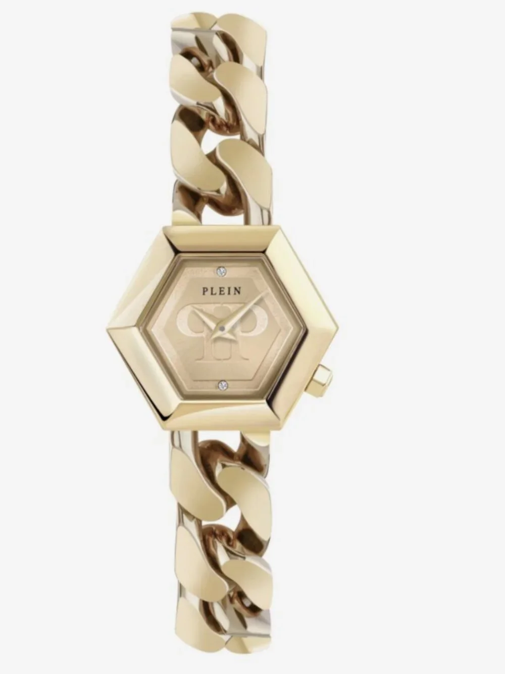 Philipp Plein Womens Gold 28mm Bracelet Fashion Watch